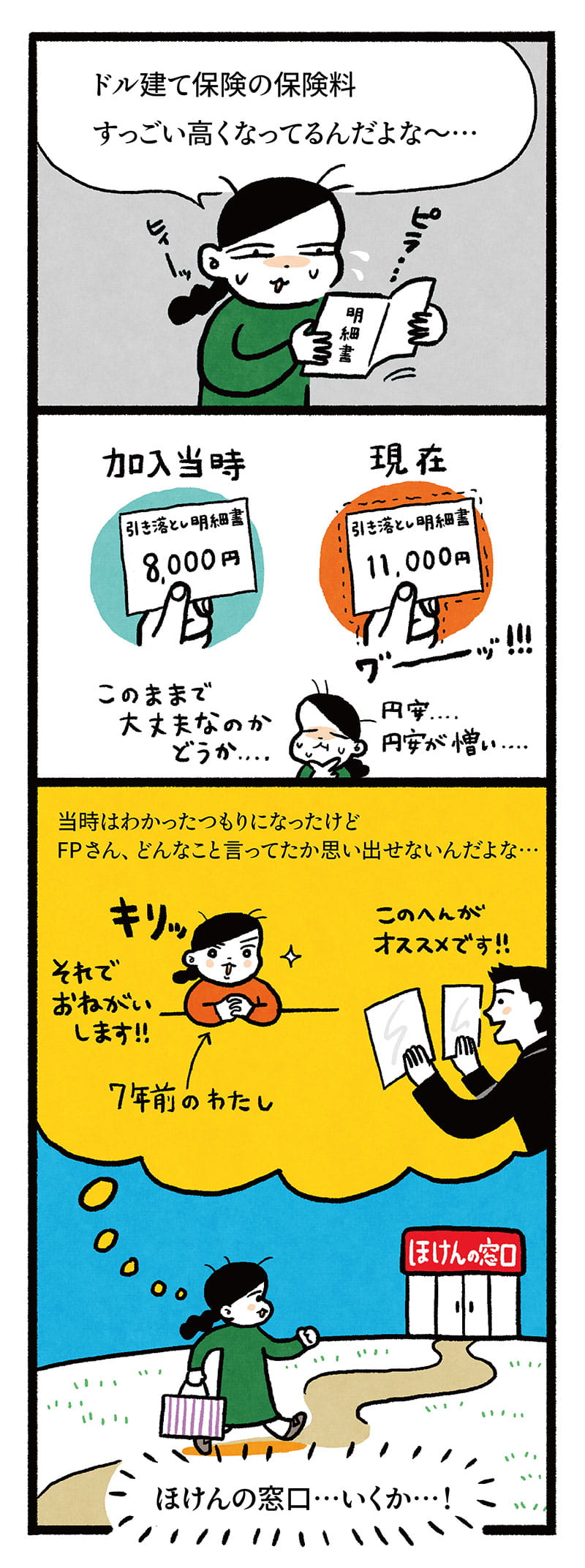 円安で保険料が値上がり…一度見直してみようかな？