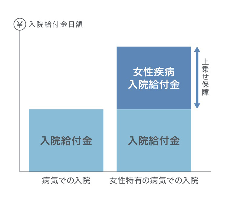 女性向け医療保険の仕組み