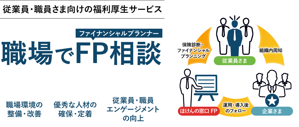 従業員さま向けの福利厚生サービス 職場でFP相談