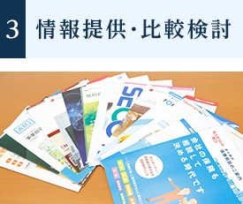 3.情報提供・比較検討